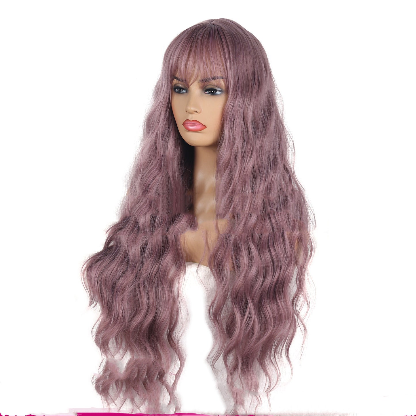 Split Air Bangs European And American Chemical Fiber Wig Headgear