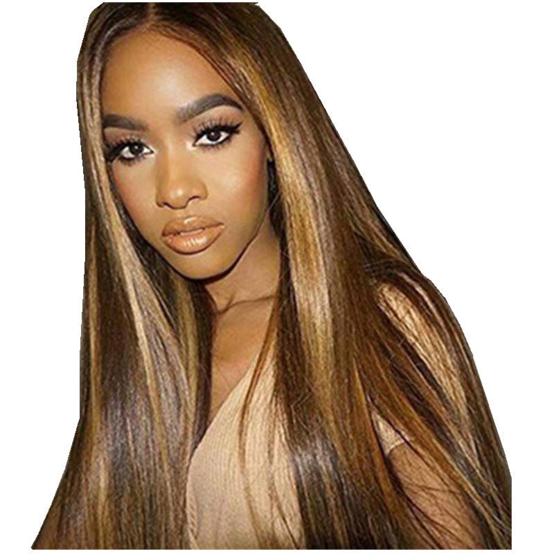 Fashion Chemical Fiber Mid-length Straight Hair