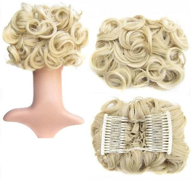 Curly Bun Comb Clip