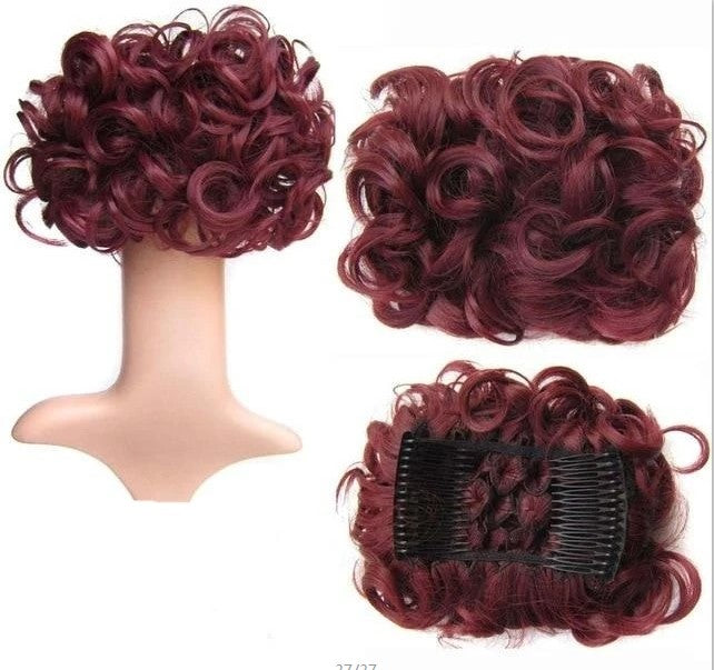 Curly Bun Comb Clip