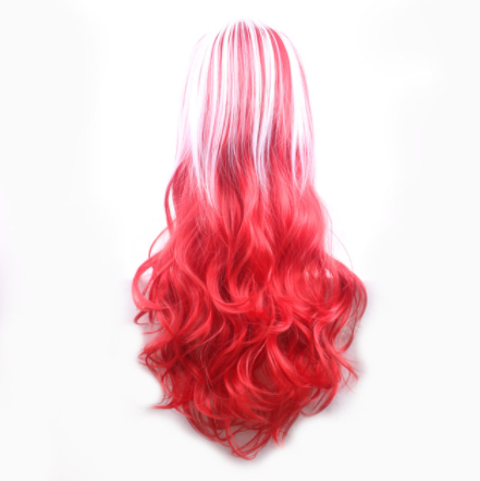 Big Wavy Curly Hair Multicolor Cosplay Wig