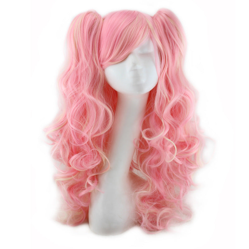 Colorful long curly wigs