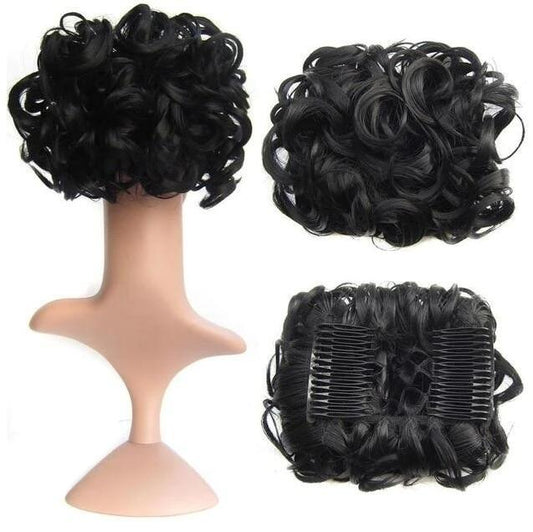 Curly Bun Comb Clip