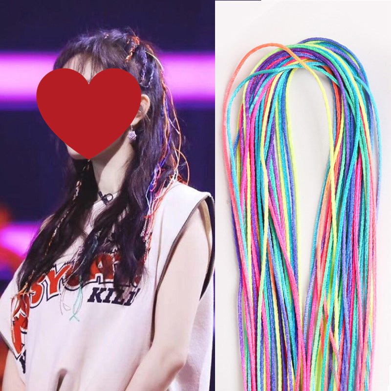 Colorful Ropes For Braiding Hair