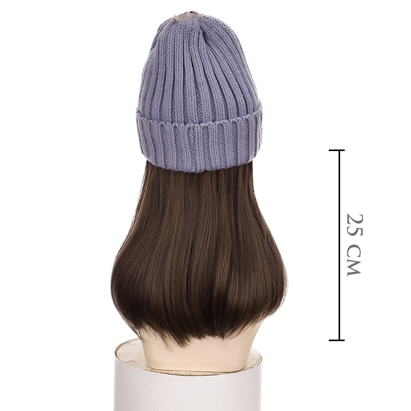 Women's Bear Knitted Hat And Wig