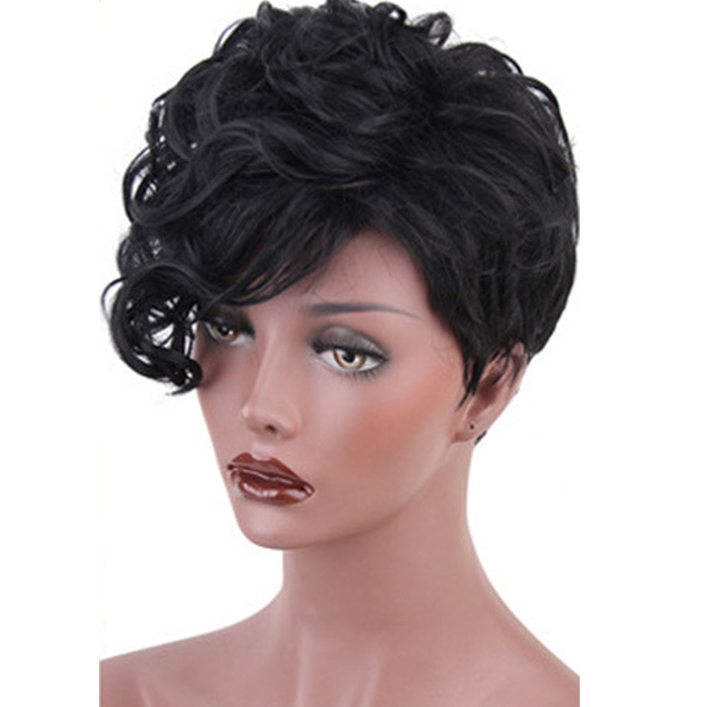 Women's Short Curly Synthetic High Temperature Wig