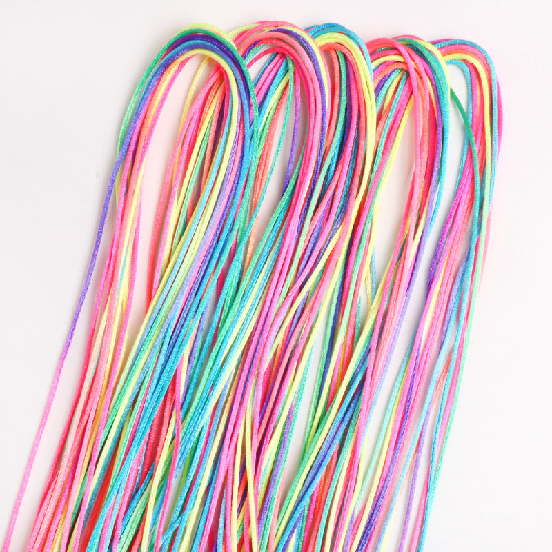 Colorful Ropes For Braiding Hair